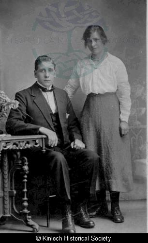 Portrait of Rev John Mackenzie and his sister Murdina