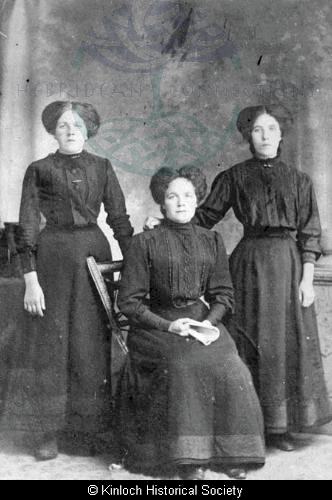 Portrait of three sisters from Ranish taken while following the fishing