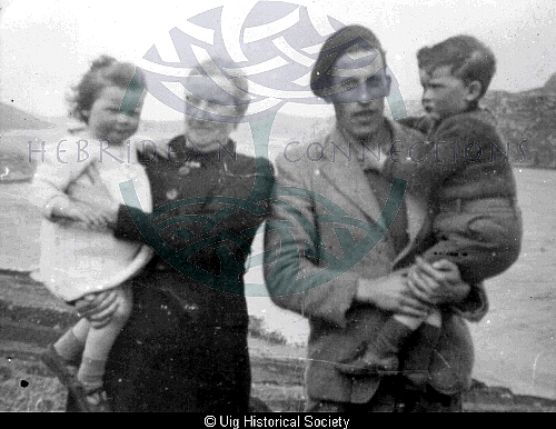 Annie Matheson, son and grandchildren